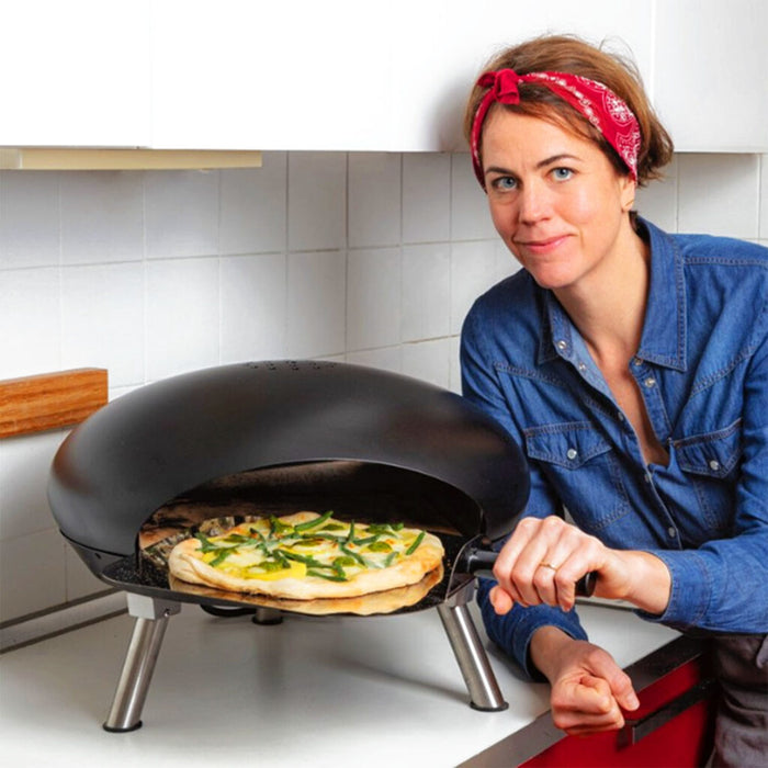 Clementi Crosti Portable Electric Pizza Oven + Peel & Heat Gun