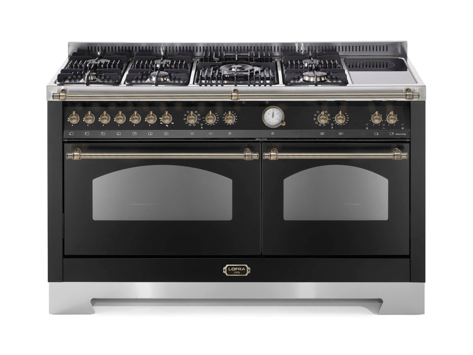 Lofra Dolcevita 150cm Mixed Burners Double Electric Oven Dual Fuel Range Cooker